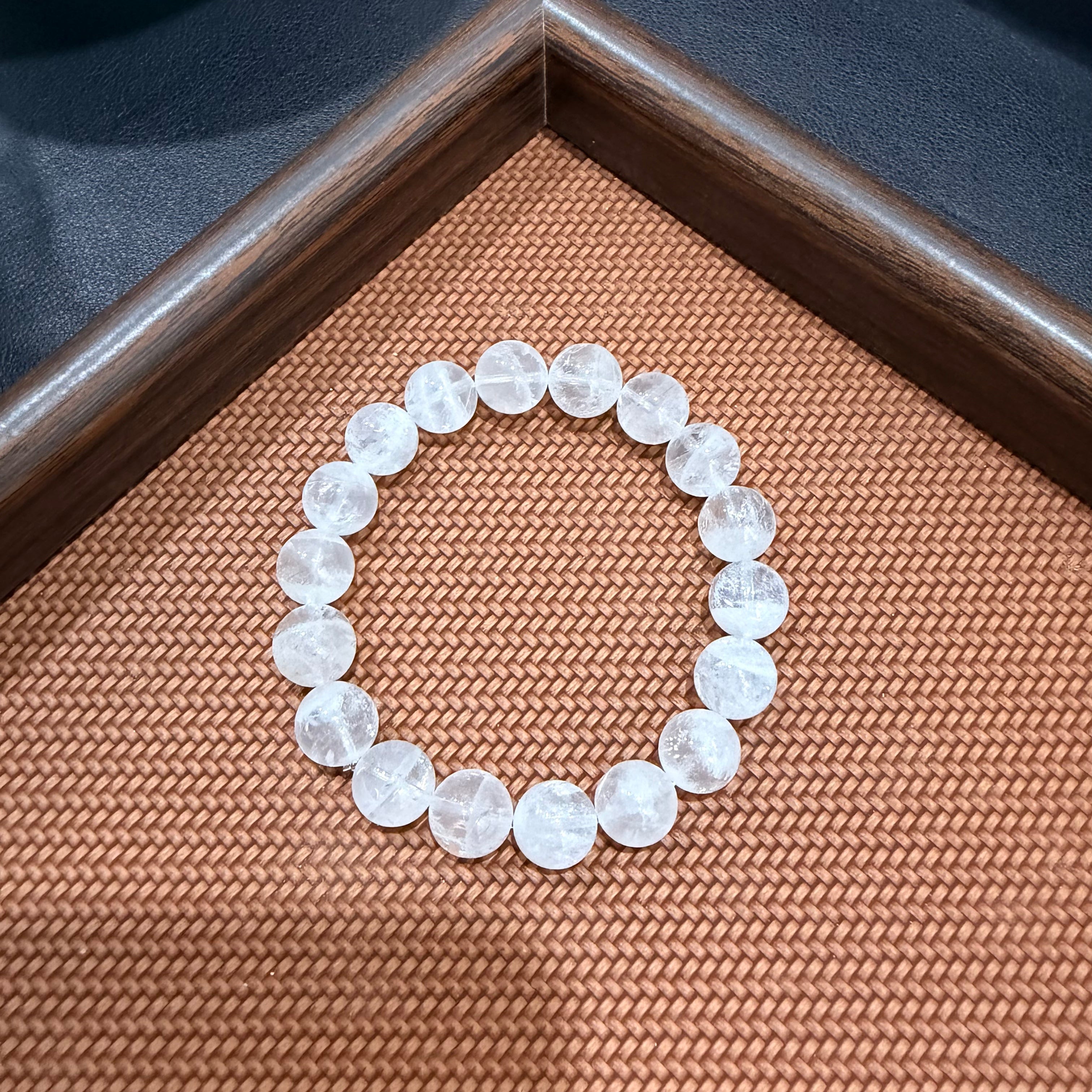 Pure Natural Crystal Clear Quartz Bracelet