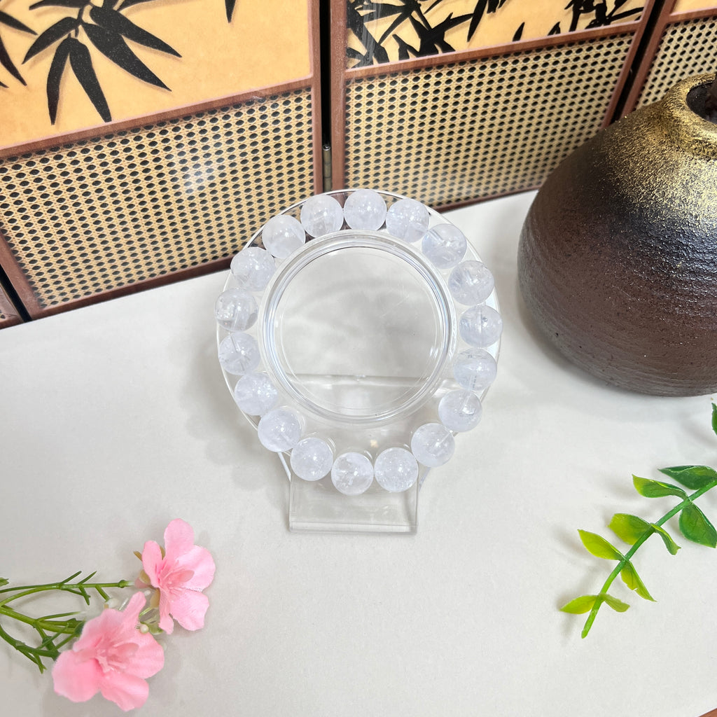 Pure Natural Crystal Clear Quartz Bracelet