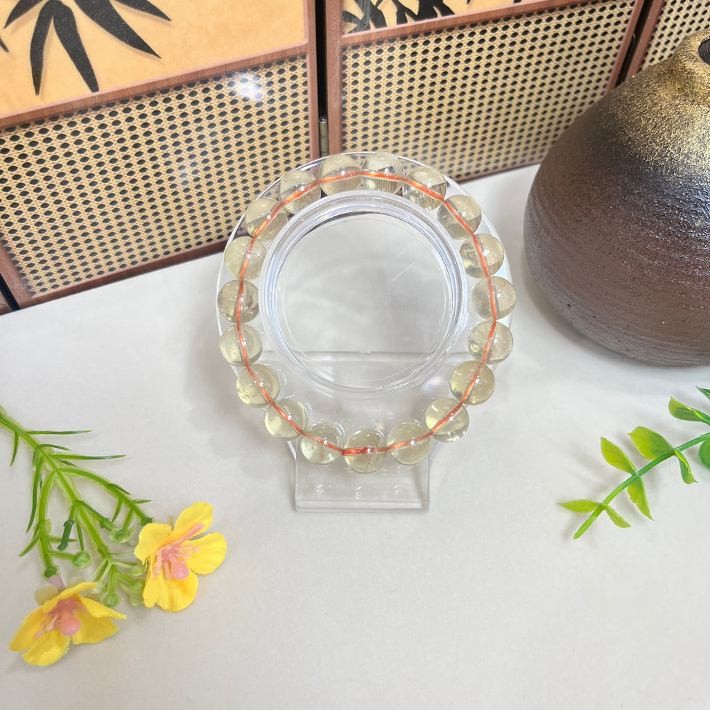 Pure Natural Crystal  Citrine Bracelet