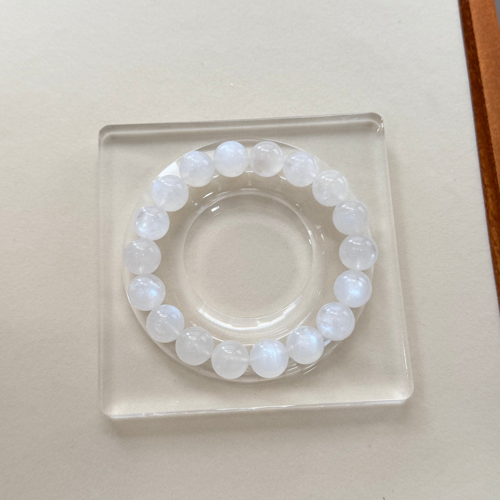 Pure Natural Crystal  White Moonstone Bracelet