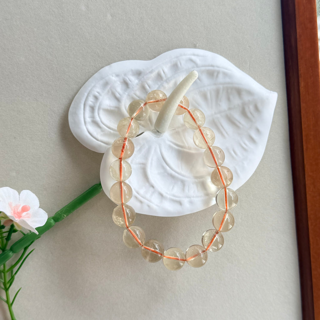 Pure Natural Crystal  Citrine Bracelet