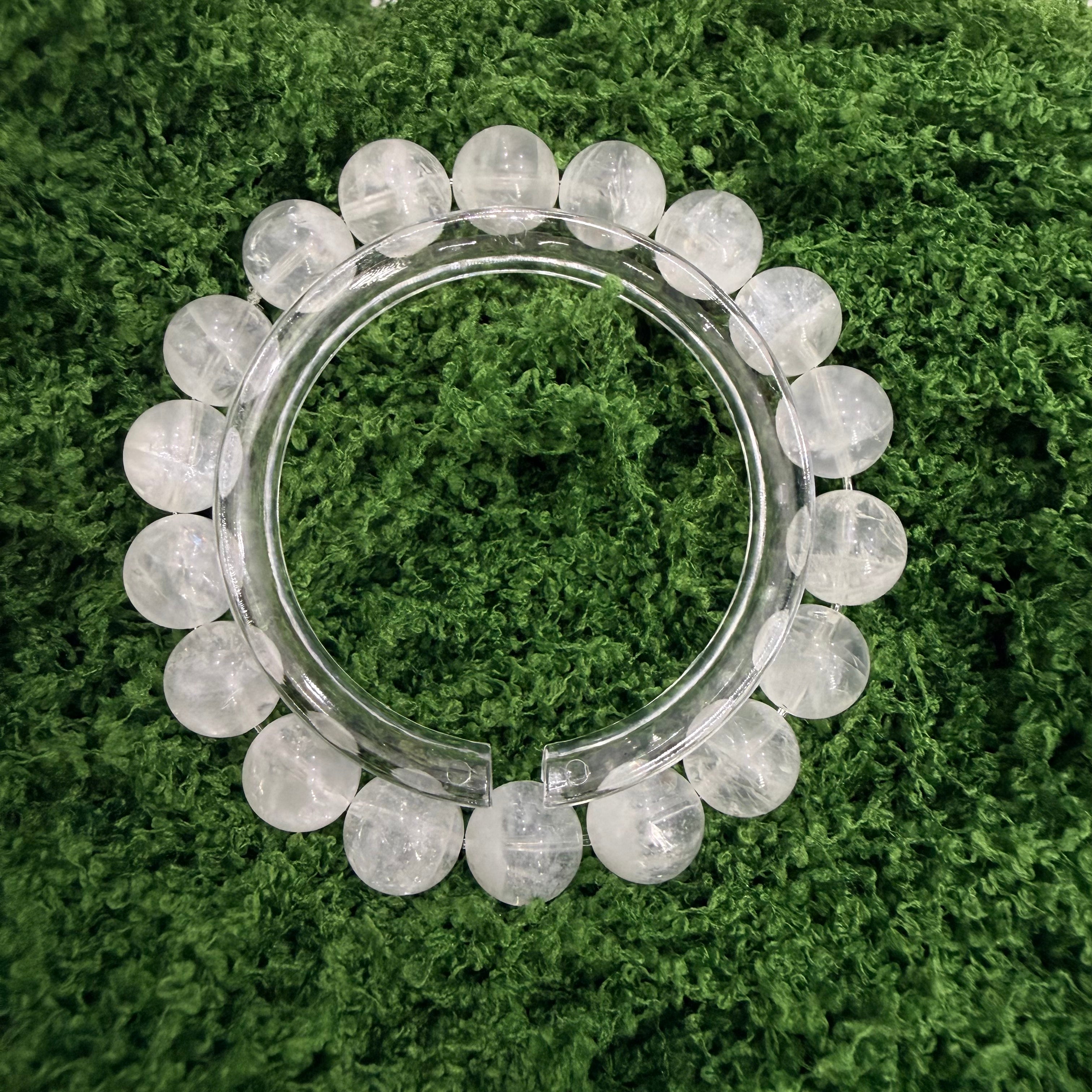Pure Natural Crystal Clear Quartz Bracelet