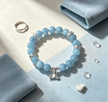 natural aquamarine bracelet