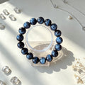 Pure Natural Crystal Blue Tiger's Eye Bracelet