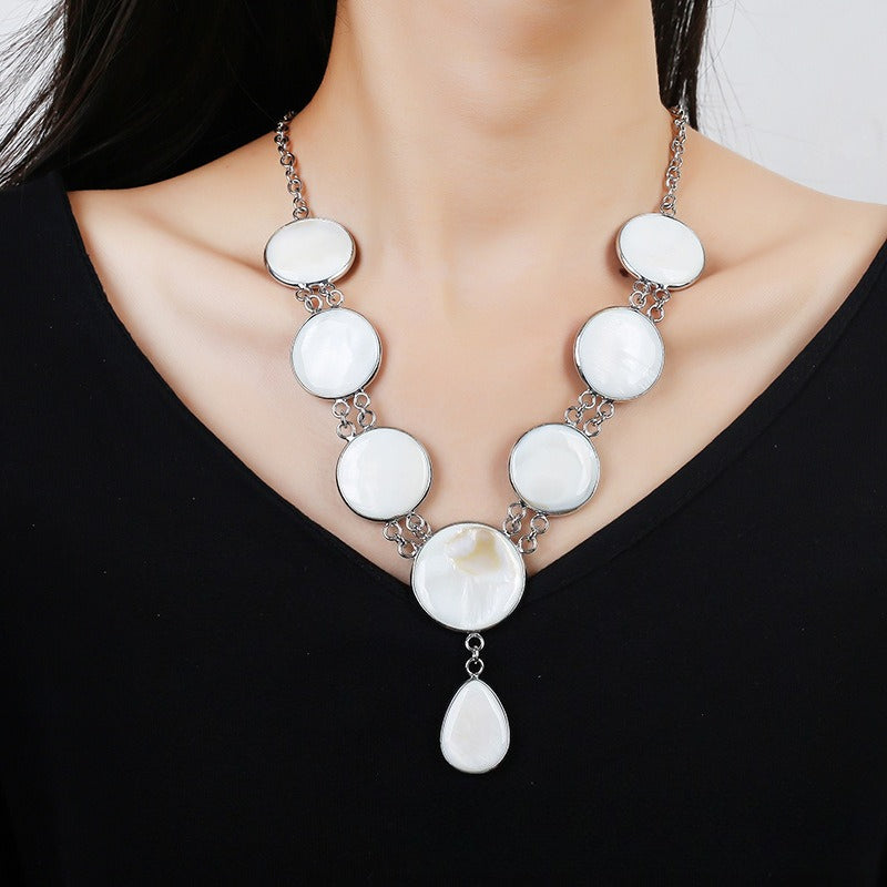 Ocean Love Natural Shell Women's High-End Necklace Pendant