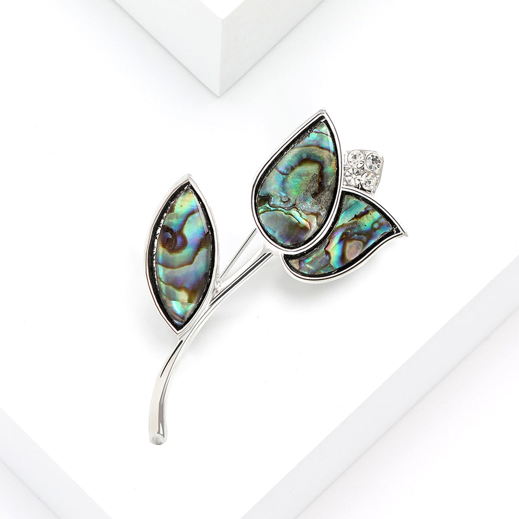 Korean-style high-end shell rose brooch, hot-selling creative brooch pin accessory, in stock