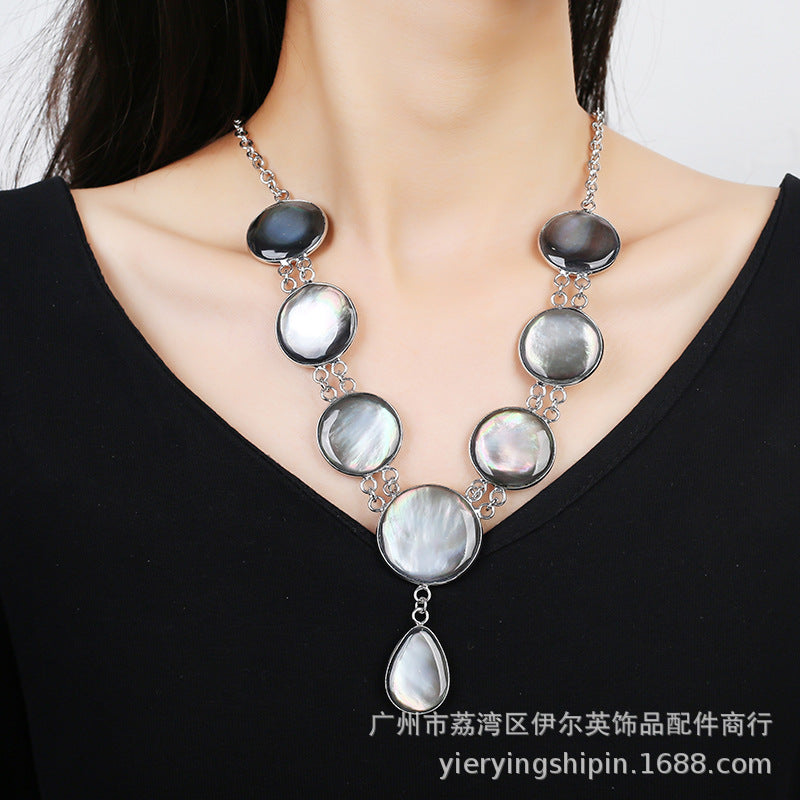 Ocean Love Natural Water Pearl Women's High-End Necklace Pendant