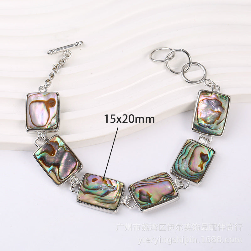 New Natural Abalone Shell Vintage Pendant DIY Bracelet, Necklace, and Earring Accessories