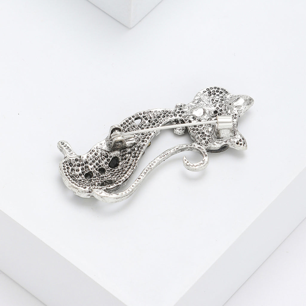 Natural Abalone Shell Series Brooch, Fashionable and Versatile Cute Cat Pin, In Stock