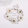 Natural White Cowrie Shell Bracelet for Women, Lightweight Luxury, Simple and Versatile, Adjustable Accessory