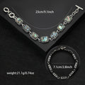 New Zealand Rainbow Abalone Shell Bracelet Rectangular Geometric Bracelet Fashion Jewelry