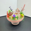 [Plant 2]All-natural Crystal Potted Plant DIY With Clear Quartz and Red Phantom Quartz