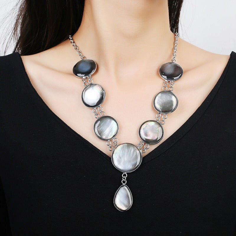 Ocean Love Natural Shell Women's High-End Necklace Pendant